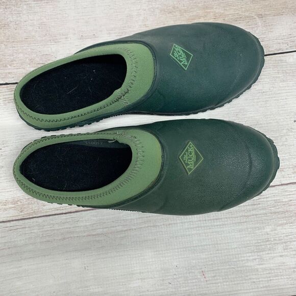 Muck Boot Women's Muckster 2 Low Rain Boot Size 6 Slip On Green - Picture 12 of 14